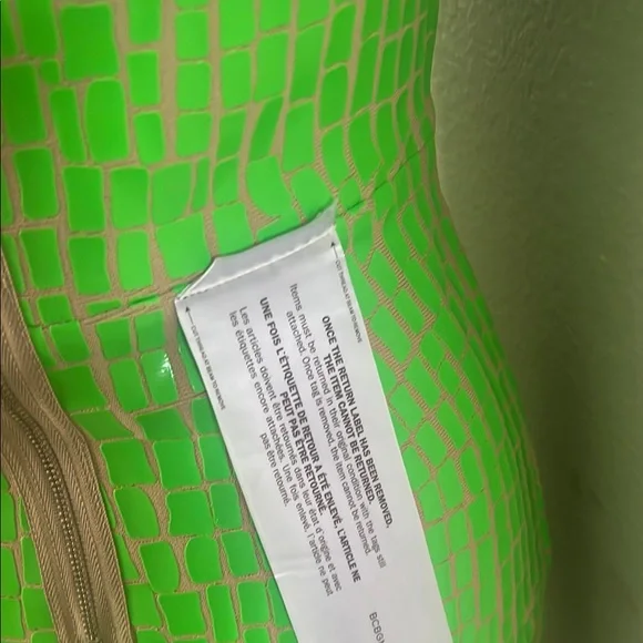 BCBGMAXAZRIA Green Sequin Halter Dress. Sz Small - Picture 8 of 9